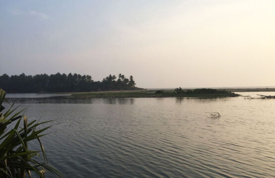 Land with beach and river view for sale
