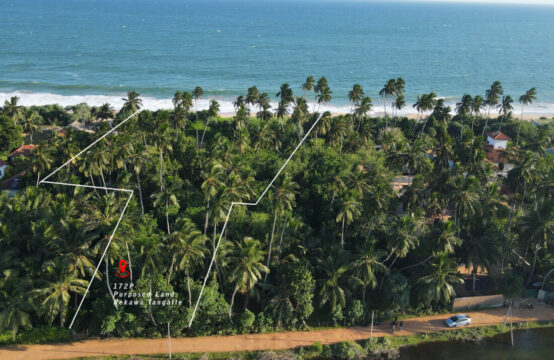 Beachfront Land for Sale in Wellaodaya, Sri Lanka – 165 Perches Near Kalametiya Sanctuary